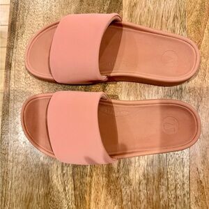 Women's Pink Slide Sandals